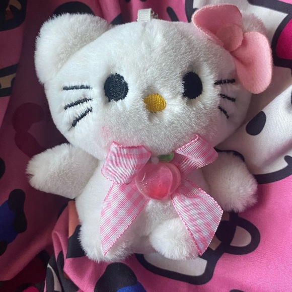 Sanrio Accessories Hello Kitty Plush Keychain Poshmark